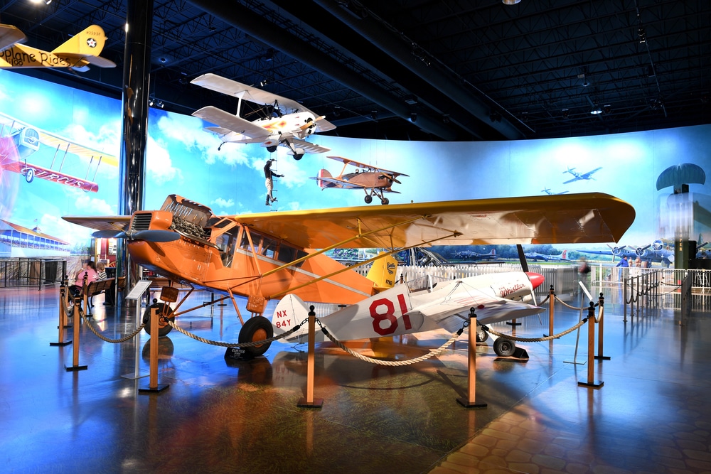 One of the many planes on exhibit at the Kalamazoo Air Zoo near our Kalamazoo Bed and Breakfast